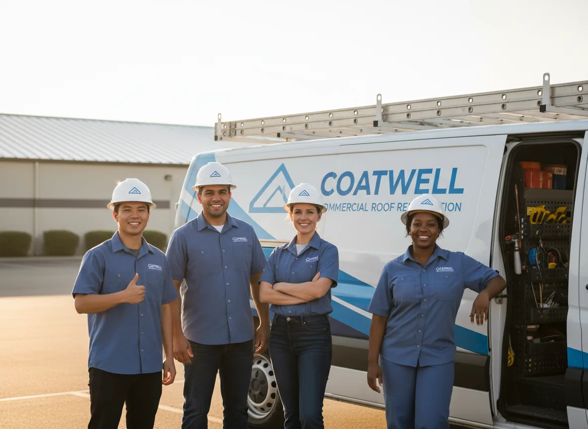 Commercial roof coating company in Alexander, NY